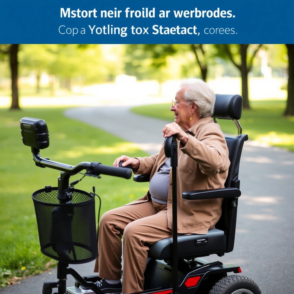 A clean photorealistic photo of a Solax Mobility Traveller with a memory foam seat upgrade